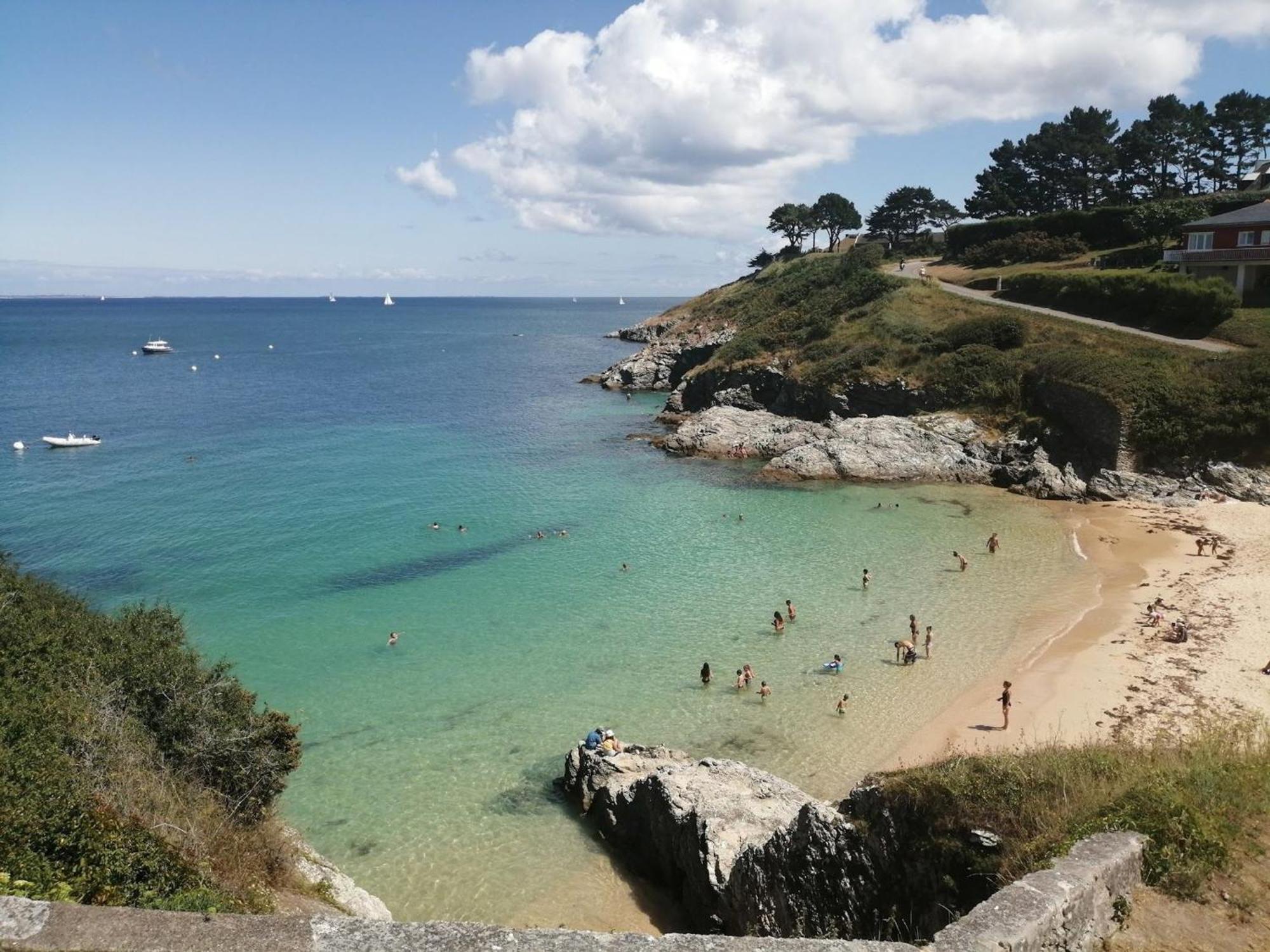 Studio Renove Avec Parking, Wifi, Proche Plage Et Centre - Fr-1-418-93 Le Palais Kültér fotó